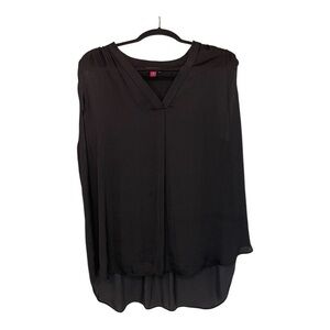 Vince Camuto Black Sleeveless Blouse